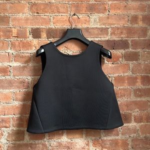 Club Monaco Oversized Sleeveless Top (Scuba Fabric)